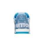 Кроссовки Louis Vuitton Trainer Low «Velcro Strap - Light Blue Monogram Denim» 7