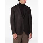 check-pattern wool blazer 1