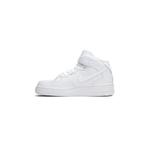 Кроссовки Nike Wmns Air Force 1 Mid 07 Leather «Triple White» 3