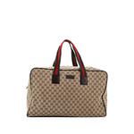 Дорожная сумка Web Carry On Duffle Bag из канваса с узором GG 1