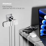 Momax 1-Charge Work Flow USB + 3-портовый T-образный адаптер 5