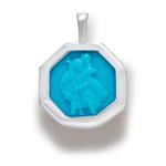 Подвеска St Christopher с бирюзой 1