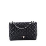 Сумка на плечо Classic Double Flap Bag Quilted Caviar Maxi 1