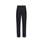 Abbono pressed-crease jeans 1