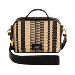 Кроссбоди-сумки Kith Striped Raffia Double Zip Crossbody 'Radiant' 1