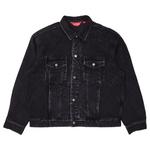 Джинсовые куртки Supreme S Logo Denim Trucker Jacket 'Washed Black' 1