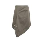 asymmetric-hem mini skirt 1