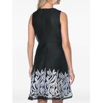 embroidered mesh-overlay mini dress 5