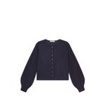 puff-sleeve cardigan 1