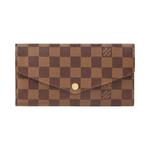 Кошельки Louis Vuitton Sarah Wallet 'Brown Damier Ebene Canvas' 1