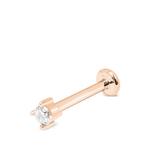 Серьга diamond solo bar 2
