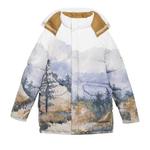 Верхняя одежда Gucci x The North Face Down Coat 'Trail Print' 1