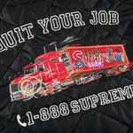 Куртки Supreme Quit Your Job Quilted Work Jacket 'Черный' 3