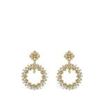 Серьги-подвески с бриллиантами 1