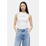 Логотипное ребристое облегающее топ-майка - Tommy Jeans 1