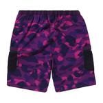 Шорты BAPE Color Camo Mesh Pocket Shorts 'Purple' 2