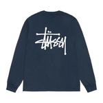 Футболки с длинным рукавом Stussy Basic Long-Sleeve Tee 'Navy' 2