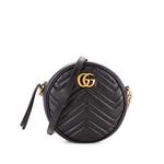 GG Marmont Round Shoulder Bag Matelasse Leather Mini crossbody bag 1