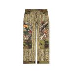 camo-print straight-leg jeans 1