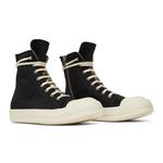 Кроссовки Rick Owens DRKSHDW Fogachine Cotton Nylon High 'Black Milk' 8