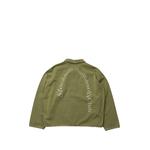 logo-print raw-edge shirt 2