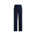 Льняные брюки широкого кроя 1