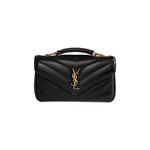 Сумка через плечо Saint Laurent Small Loulou Chain Bag 'Черный' 1
