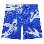 Шорты Pleasures Koi Mesh Shorts 'Синий' 2