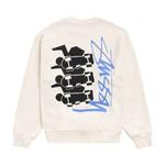 Свитеры с круглым вырезом Stussy Skate Stack Crew 'Bone' 2