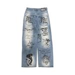 Джинсы Mixed Emotion Canvas Denim 'Blue' 2