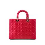 Большая сумка-тоут Lady Dior Bag Cannage Quilt Lambskin 2