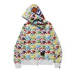 Молнии BAPE x Coach Shark Zip Hoodie 'Multi' 2