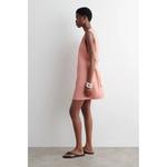 МИНИ-ПЛАТЬЕ ИЗ ПИМА ХЛОПКА НА ПУГОВИЦАХ 3