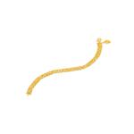 Браслет 375/9K Gold Solid Sand Curb T010 (4MM) 1