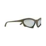 Balenciaga Bat Rectangle Sunglasses «Gunmetal/Серебро» 2