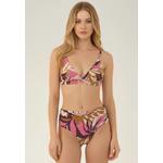 Топ-бикини Southern Tropo Thrift Pink с V-образным вырезом 1