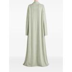 shawl-collar floor-length cardigan 4