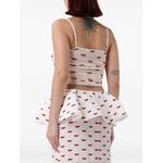 lips-print bandeau top 3