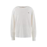 logo-embroidered waffle-knit T-shirt 1