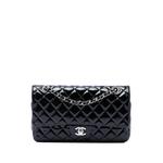 2010-2011 Medium Classic Patent Double Flap shoulder bag 1