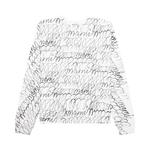 Свитеры с круглым вырезом Marni Long-Sleeve Sweatshirt 'Натуральный Белый' 1