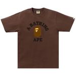 Топы BAPE College Tee 'Коричневый' 1