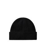 ribbed-knit logo-patch beanie hat 2