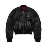 Бомберы Vlone Leather Bomber 'Black' 1