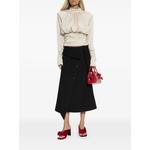 double-breasted asymmetrical midi skirt 2