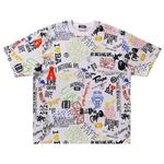 Футболки с коротким рукавом BAPE Hand Draw Pattern Relaxed Fit Tee 'White' 1