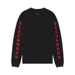 Топы Pleasures OE Heavyweight Long-Sleeve 'Black/Red' 1