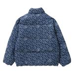 Пуховики BAPE Denim Monogram Puffer Down Jacket «Синий» 2