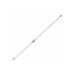 Браслет из белого золота AB в форме сердца, украшенный кристаллом SWAROVSKI® Aurora Borealis 5