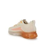Массивные нескользящие кроссовки из Flyknit оранжевого цвета 3